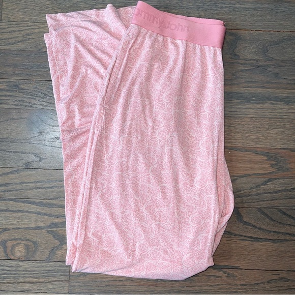 Tommy John Second Skin Sleep Lounge Pants Pink Rose Women’s Medium - Picture 1 of 5